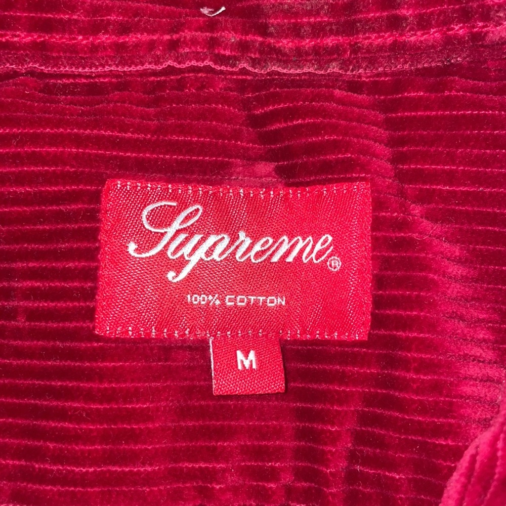 Supreme Red Corduroy Button-Down - image 5